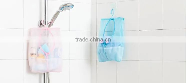 Wholesale Stock Small Order Hanging Convenient Classify Mesh Storage Bag