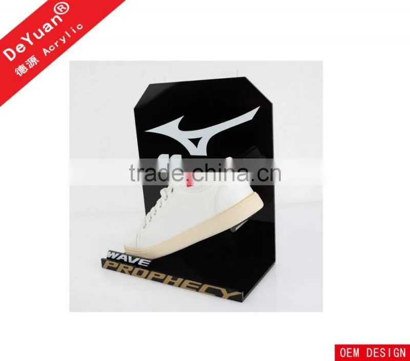 Top Grade Black Acrylic Shoes Display Stand