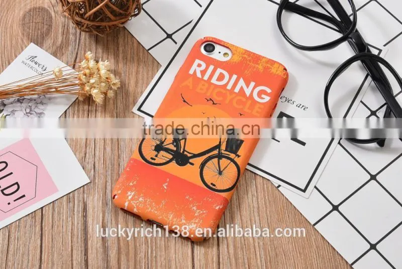 Retro motorcycle & car polish luminous PC phone case for iPhone 5G/6G
