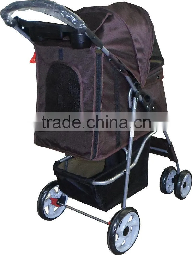 Pet Travel Stroller Pushchair Pram Jogger Buggy Swivel Wheels. H0116