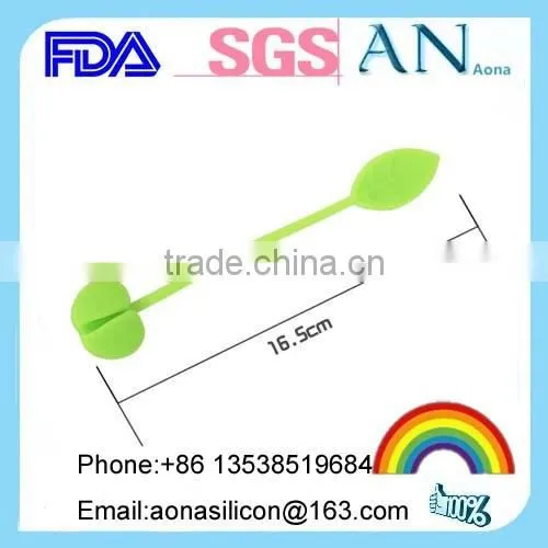 manufacture fashion leaf shape earphone headphone organizer