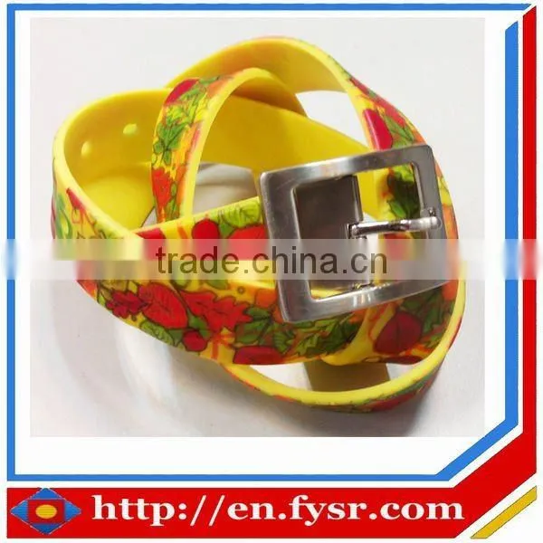 Screening printing silicone belt