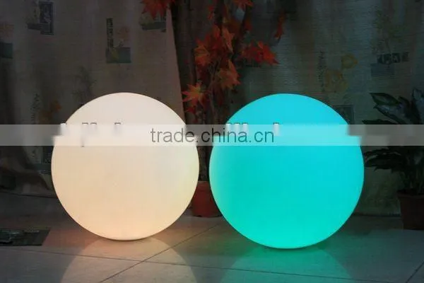 RGB rechargeable waterproof 35cm led ball with 16 colors