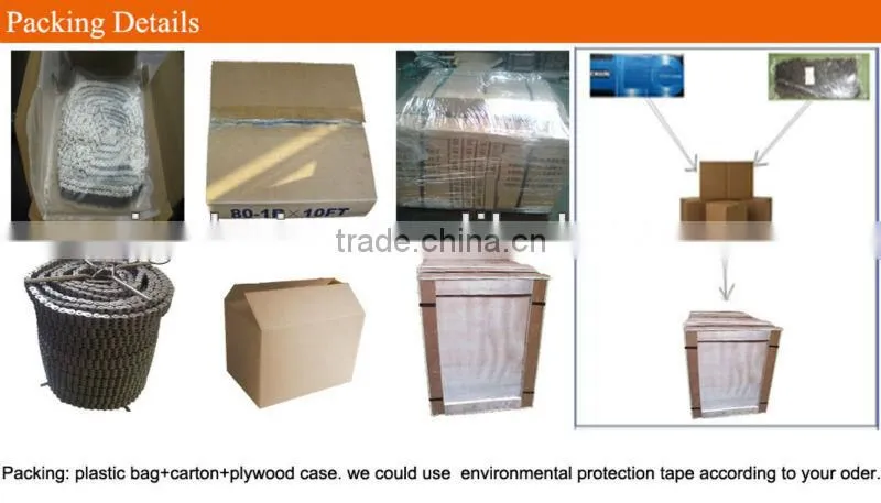 high quality 08B stainless steel special attachments clip paper conveyor chain