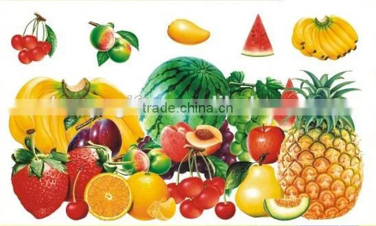 Fashion decorative wall sticker , kitchen aluminum foil oil stickers,TV setting post