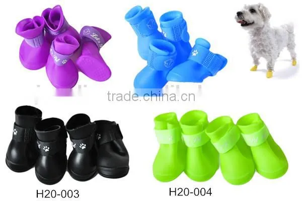 Wholesale adorable waterproof dog shoes silicon