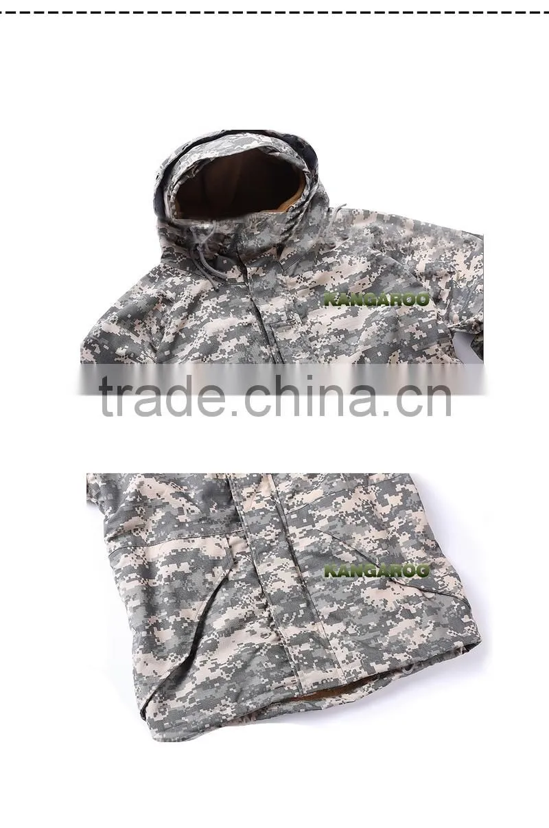 Army Hooded Camouflage Jacket Military