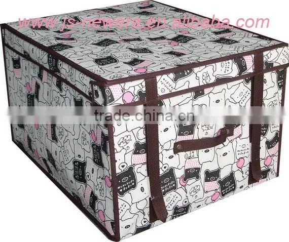 Non-woven printed storage box