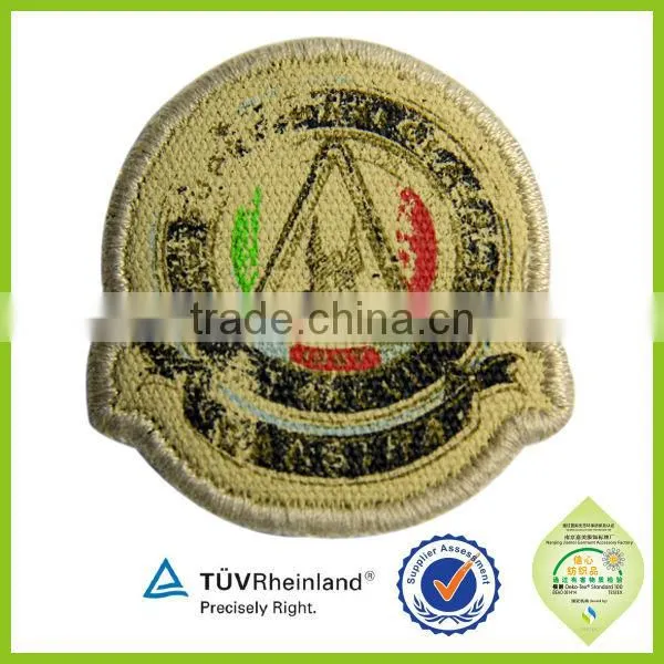 custom machine woven patches