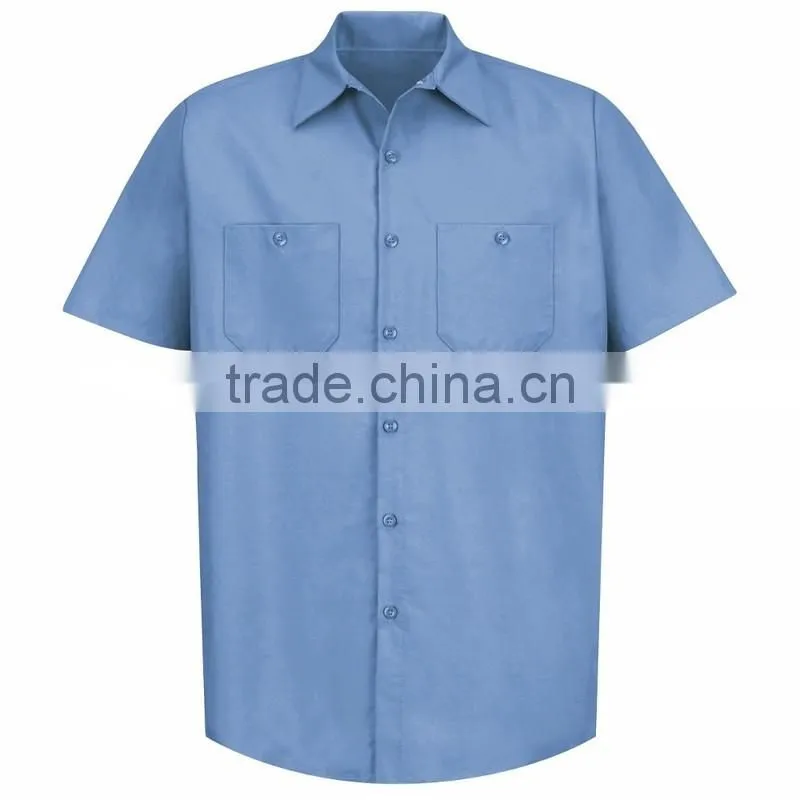 Direct factory wholesale custom black mens work shirts for men