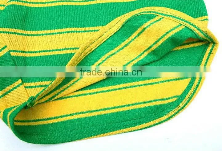 Fashion design summer cool plus size men striped shorts China supplier