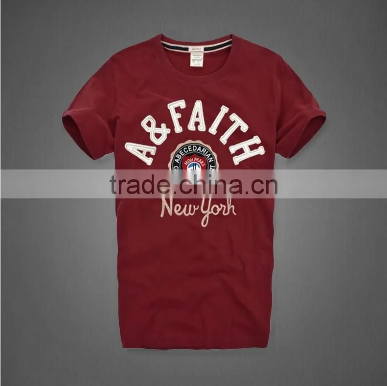 custom men's slim fit contton T-shirt
