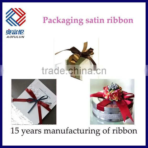 single face satin ribbon bow