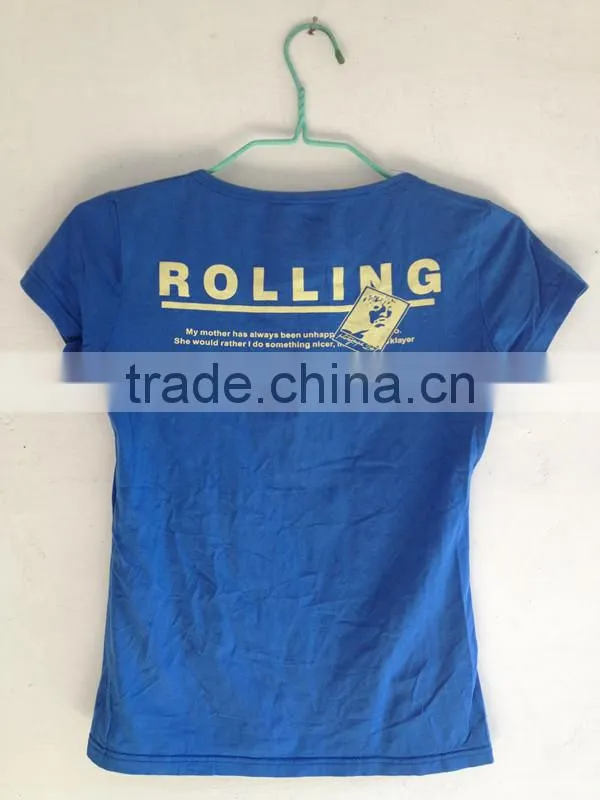 used clothing/ ladies short sleeve tshirt