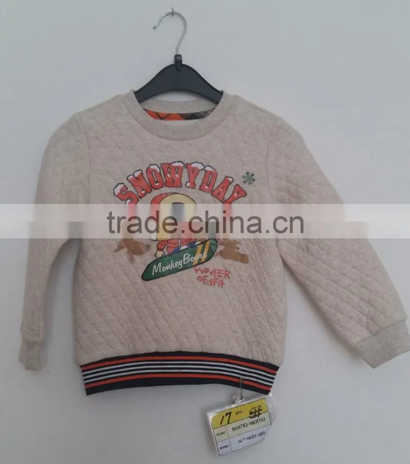 boy's 100 cotton drawing print fleece shirt/coat