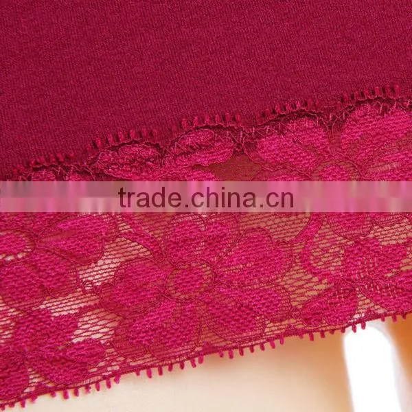 seamless polyamide and spandex lace bottom womens tank top
