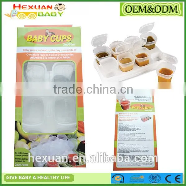 Many size you can choose Baby Cubes Food Container