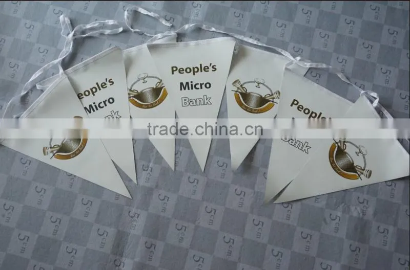 customized pennant bunting flag