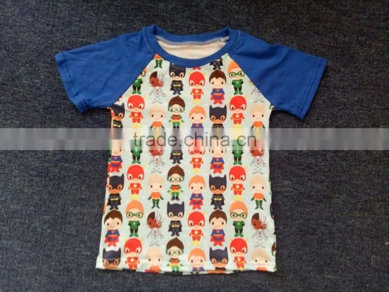 latest t shirts for boys kids raglan fashion design t shirt 2017
