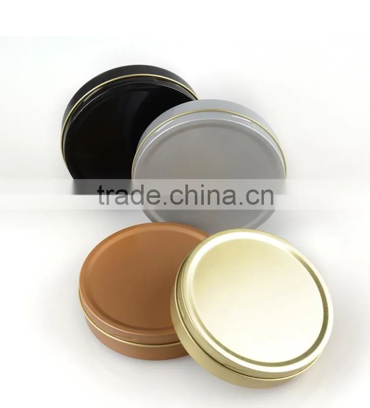 R18340H 80ml Round Tin can screw top sealed snack food gifts tin