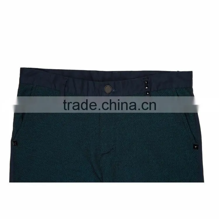 New design winter business peacock dark green skinny men casual pants
