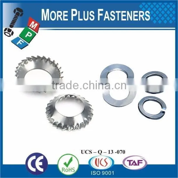 Taiwan Stainless Steel 18-8 Copper Brass Aluminum Brass Wave Washer Single Wave Washer Captive Washer