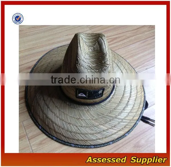 YXH8/ Custom high quality straw hat outdoor surf straw hat wholeasle