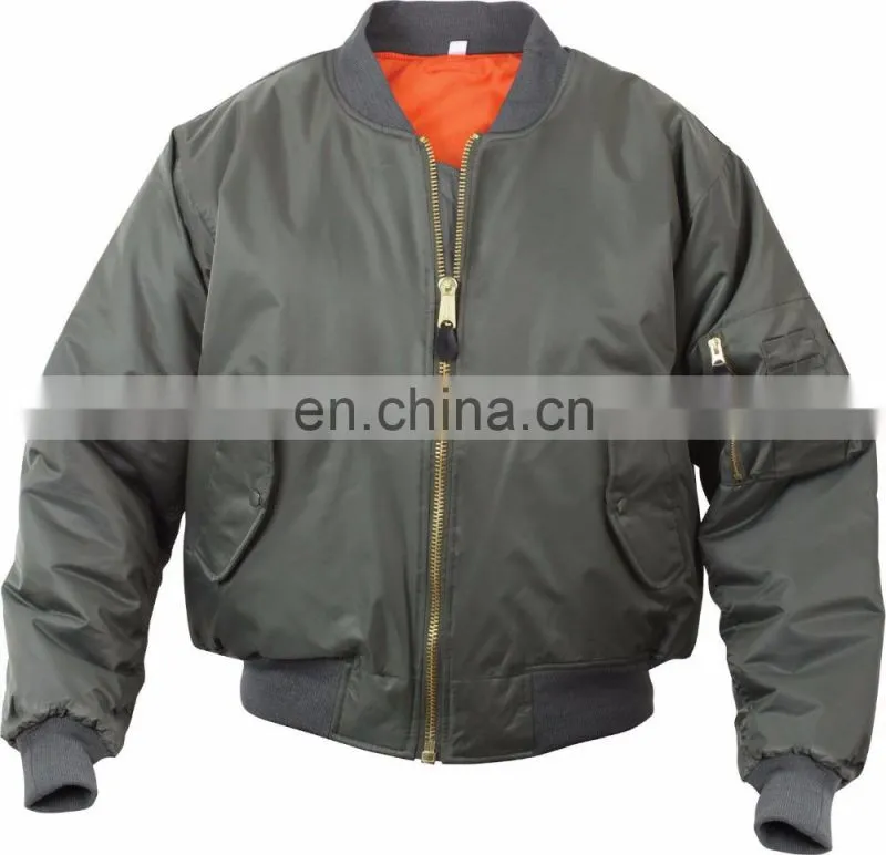 vintage zip up classic bomber jacket High quality jacket