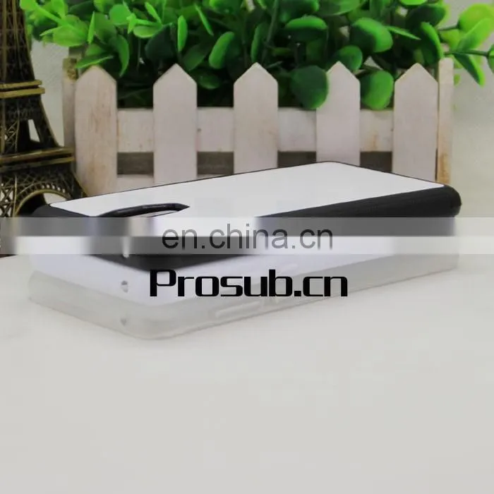 2d sublimation heat transfer PC +TPU silicon blank cell phone case for Prosub-Huawei mate 9 Pro