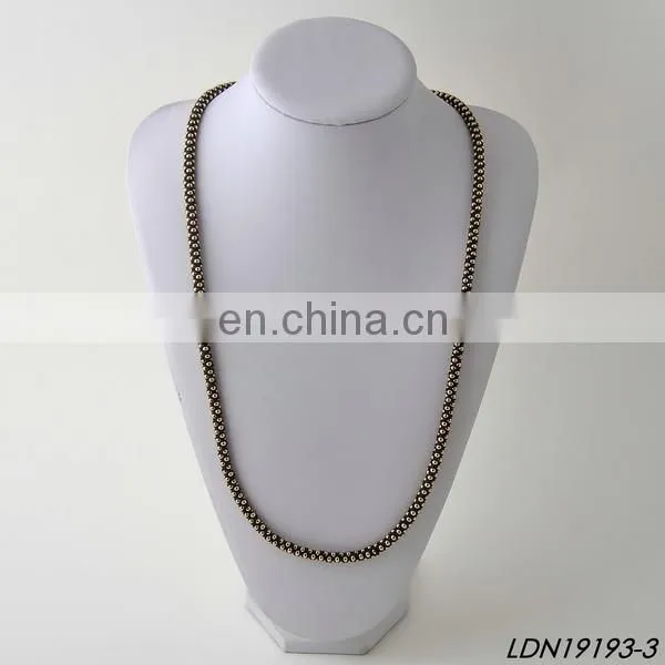 Fancy thick chain magnet clasp bracelets and necklaces set