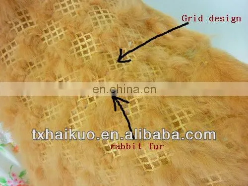 2013 Girl Spring new fashion Knitted Rabbit Fur Vest