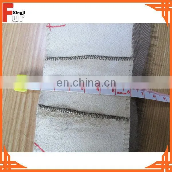 Light Brown Real Mink Fur Trimming