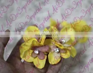 Aidocrystal yellow flower hair claw clip bride hair accessories in bangkok