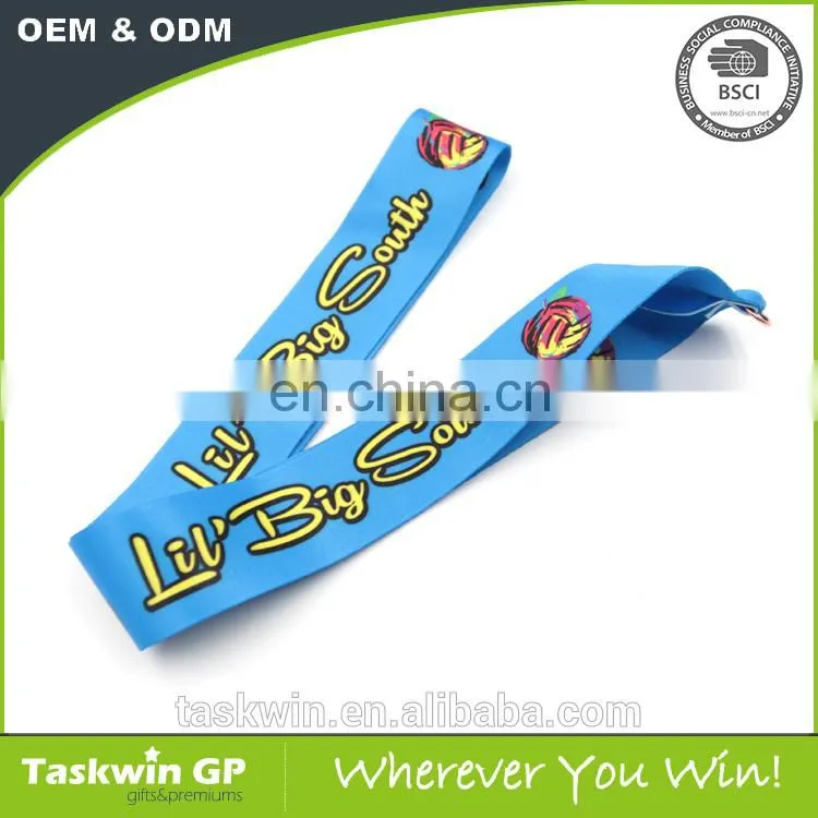 2017 new design sublimated lanyard with custom logo