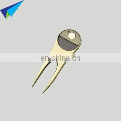 2016 new free mode golf pitch repairer with logo ball marker