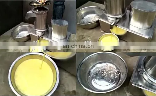 Egg liquid egg liquid and shell separator machine