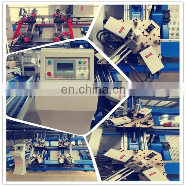double head precision cutting saw machine window door fabrication machine for aluminum profiles
