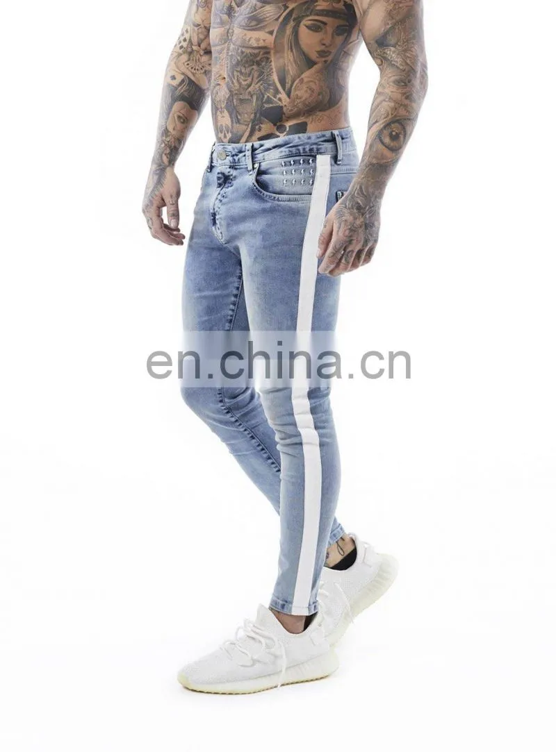 DiZNEW CUSTOM FASHION SKINNY DENIM JEANS FOR MEN