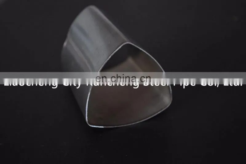 Polishing 201 202 304 Stainless Triangle Steel tube for Decoration