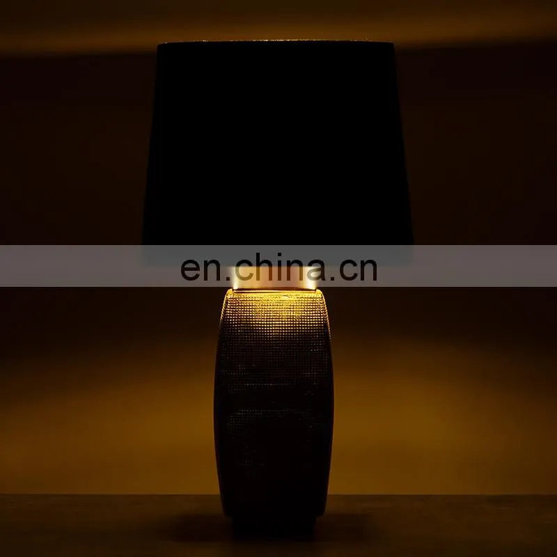 Home ceramic led desk lamp and table lamp for indoor room