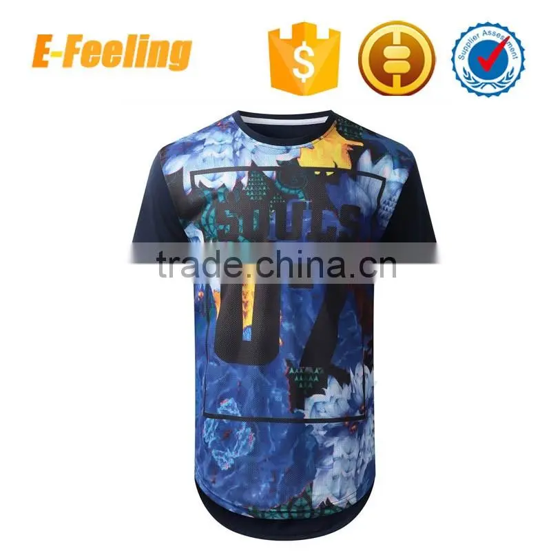 custom digital printing poloyester t-shirt wholesale