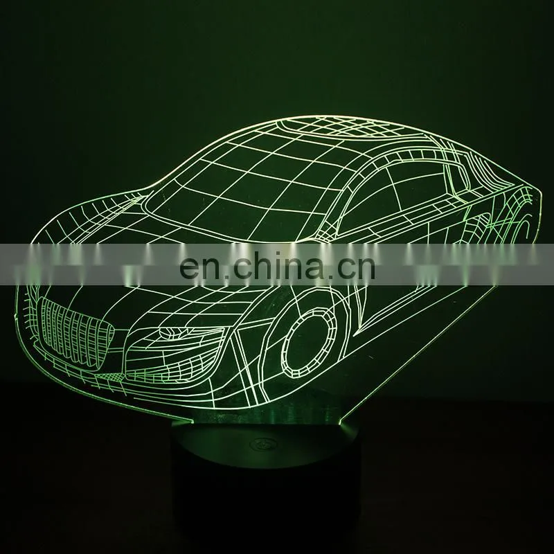 Creative lighting usb lamp 3D acrylic led sleeping night light for bedroom