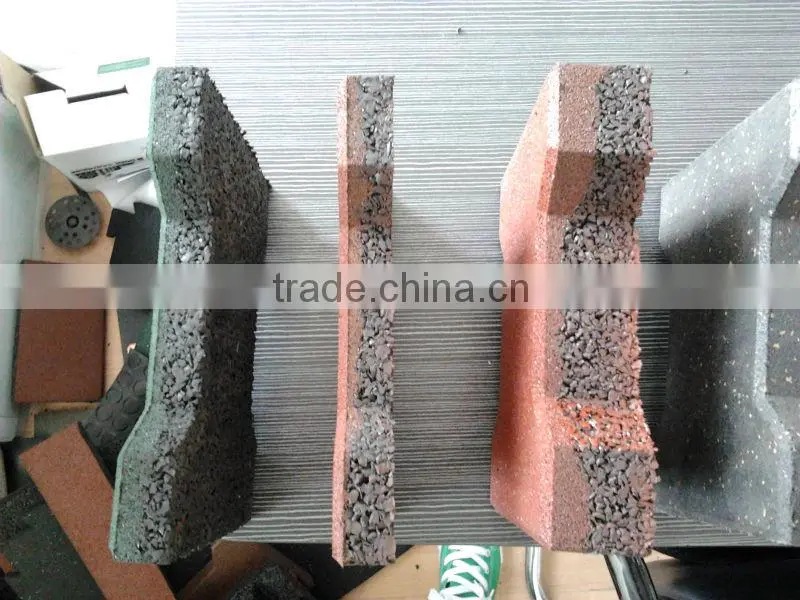 outdoor durable garage rubber floor tiles