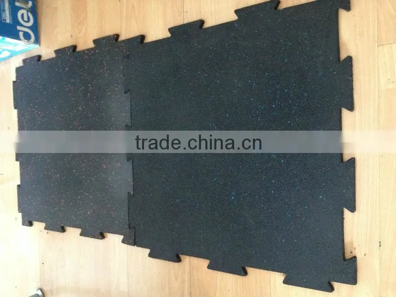 Soft Rubber Interlocking Gym Tiles