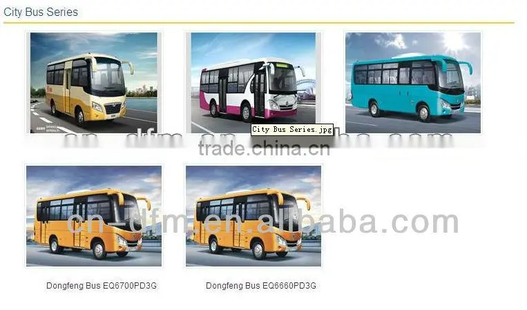 2013 Most Popular LHD/RHD Double Door Buses--Dongfeng City Bus EQ6730P3G1