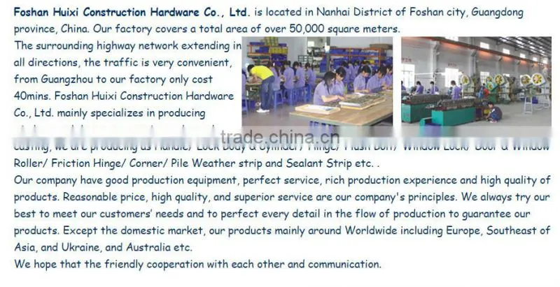 TSL004 chep factory price aluminium door lock