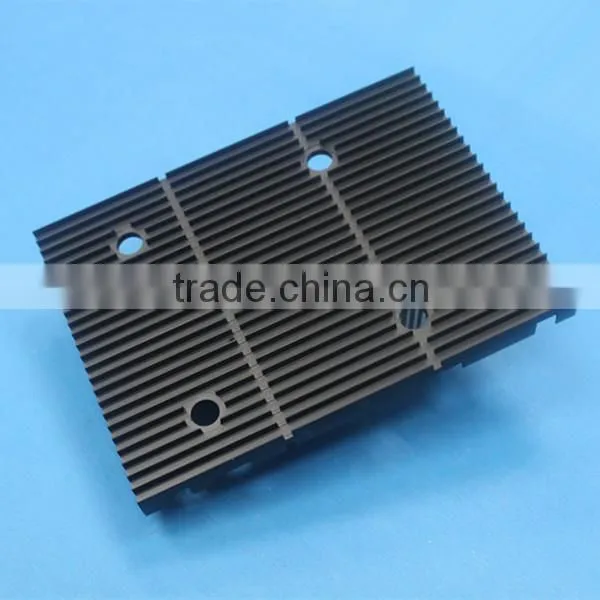 Customized cnc high precision black anodizing aluminum heatsink