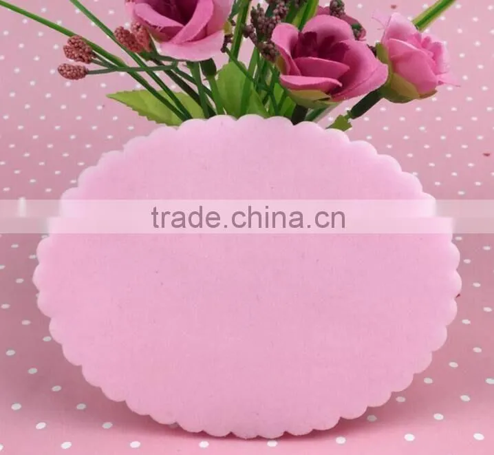 Latex-free sponge large round facial powder puff