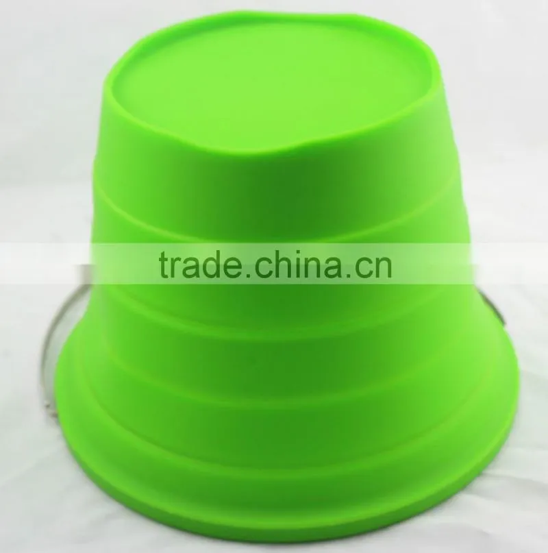 Muti-Functional Food Grade Foldable Silicone Bucket