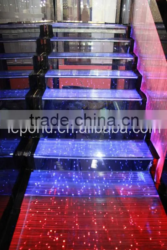 LED light guide panel of glass